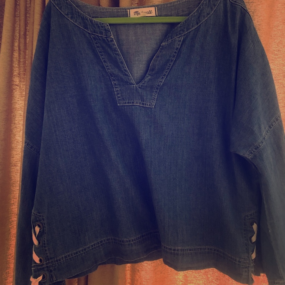 Madewell denim top
